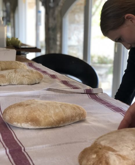 freshly baked ciabatta